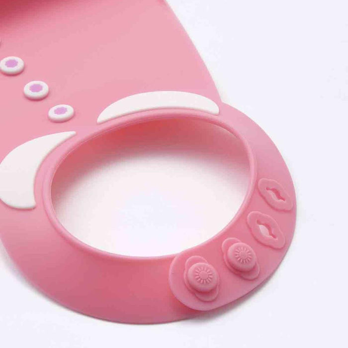 Babete em Silicone Make My Day Peter Pan Collar Rosa