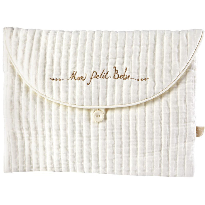 Bolsa para Primeira Roupa Rebelde Mon Petit Bebe Bege