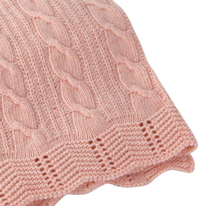 Manta em Lã Rebelde Rosa 75X100cm