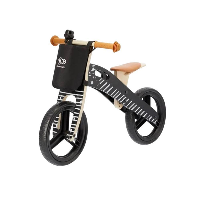 Bicicleta de Equilíbrio em Madeira Kinderkraft Runner Vintage Black