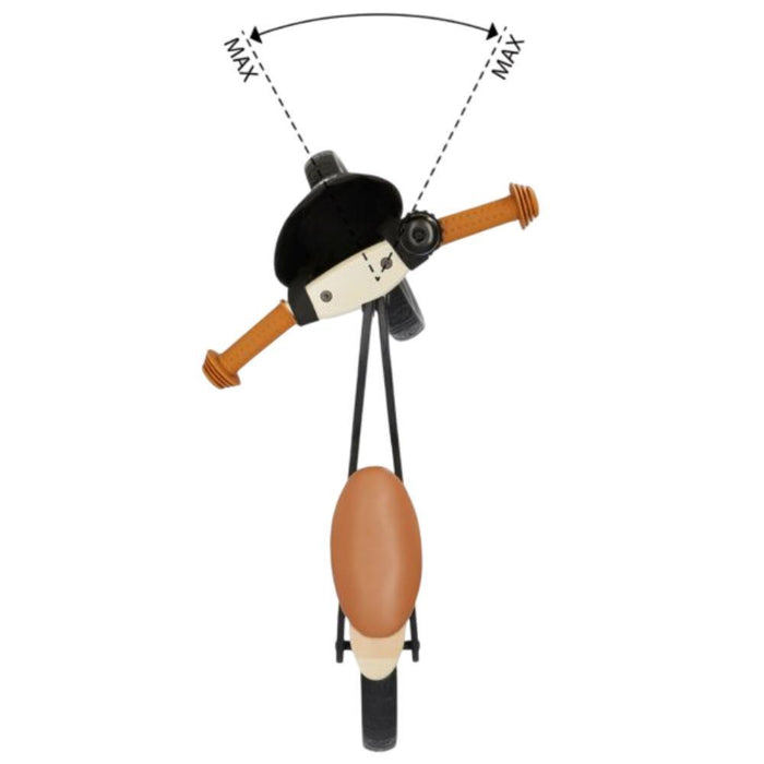 Bicicleta de Equilíbrio em Madeira Kinderkraft Runner Vintage Black