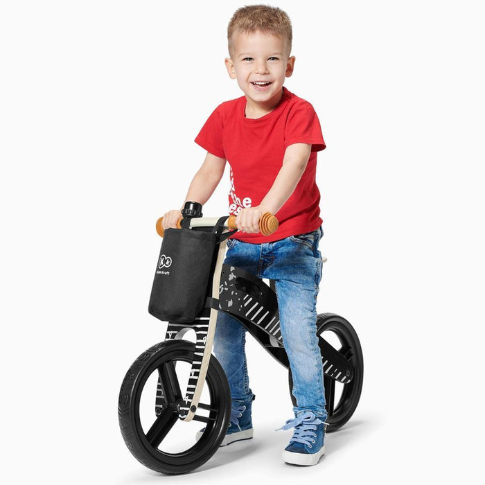 Bicicleta de Equilíbrio em Madeira Kinderkraft Runner Vintage Black