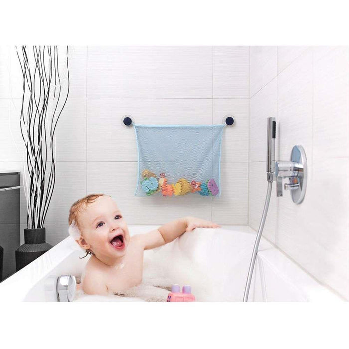 Rede de Arrumação com Ventosas para Banho Reer Azul