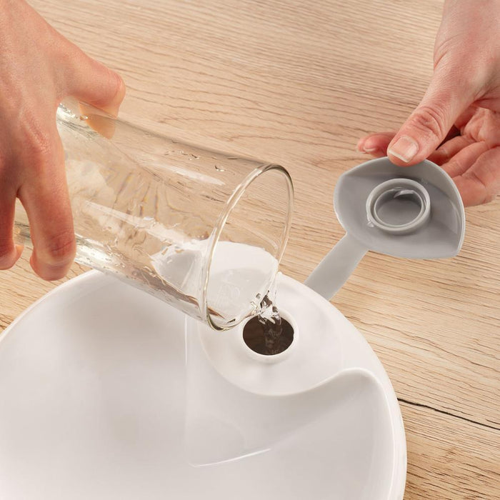 Prato Térmico Reer Branco com Ventosa