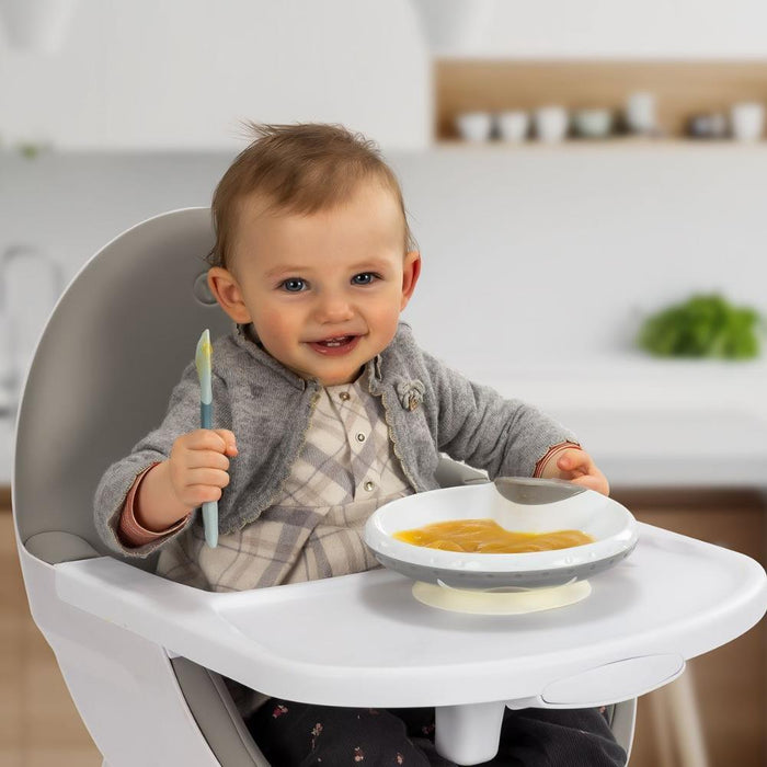 Prato Térmico Reer Branco com Ventosa