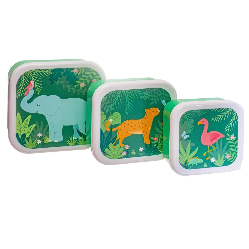 Conjunto de 3 Caixas Sass & Belle Jungle Friends