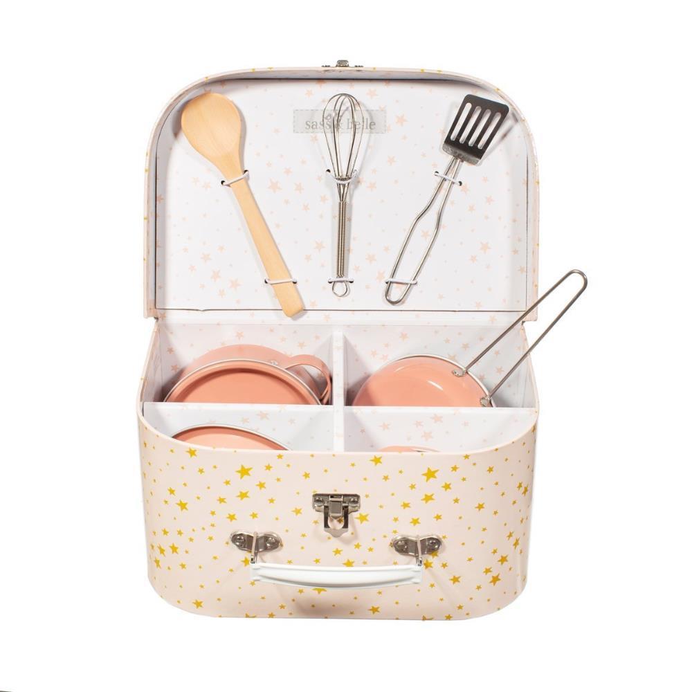 Mala com Conjunto de Cozinha Sass & Belle Scattered Stars