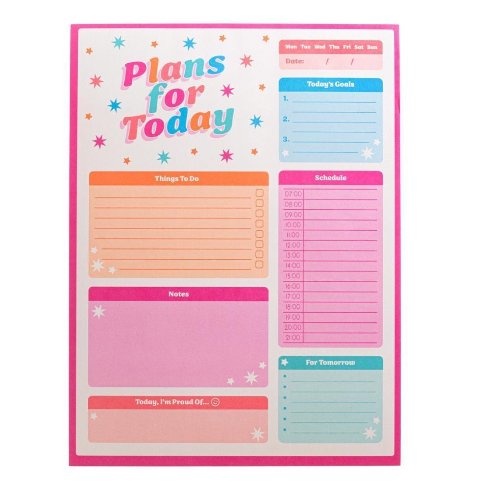 Bloco de Notas Planificador Diário de Tarefas Sass&Belle