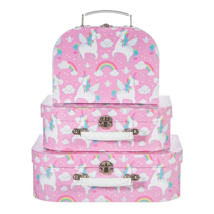 Conjunto de 3 Malas Sass & Belle Rainbow Unicorn