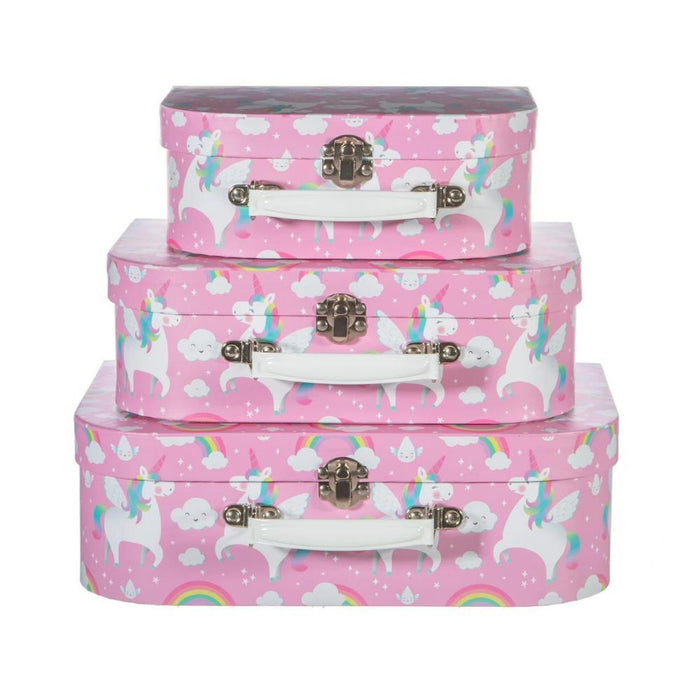 Conjunto de 3 Malas Sass & Belle Rainbow Unicorn