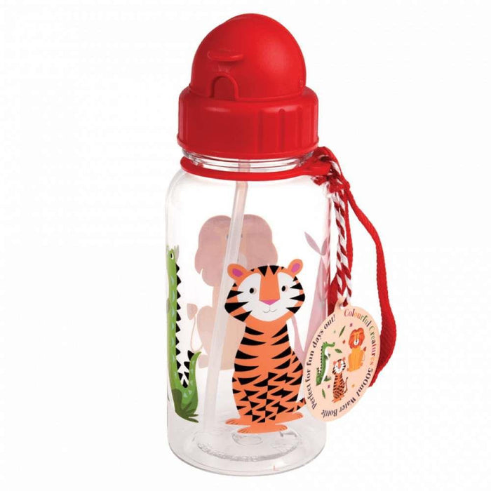 Garrafa com Palhinha Colourful Creatures 500ml