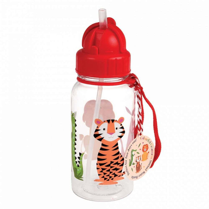 Garrafa com Palhinha Colourful Creatures 500ml