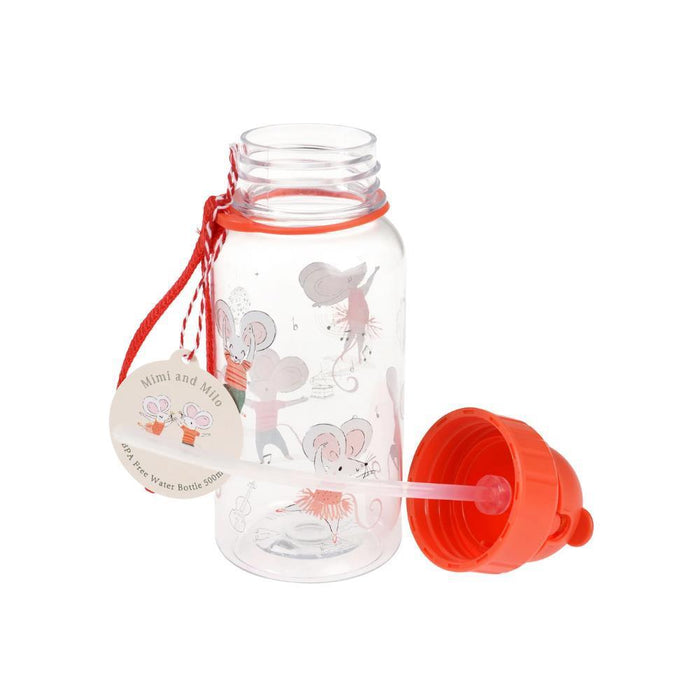 Garrafa com Palhinha Rex London Mimi and Milo 500ml