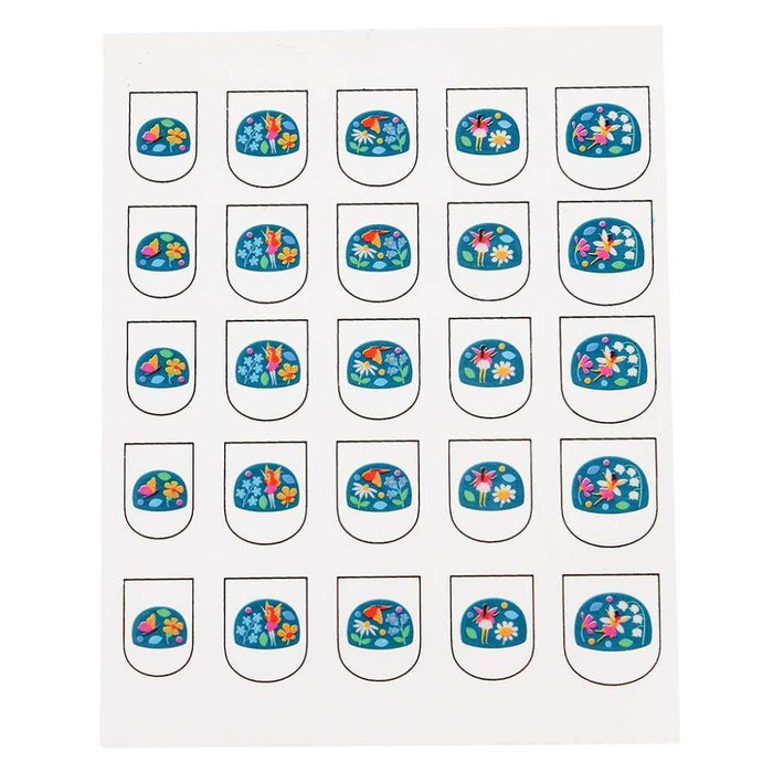 25 Fairy in the Garden Nail Stickers