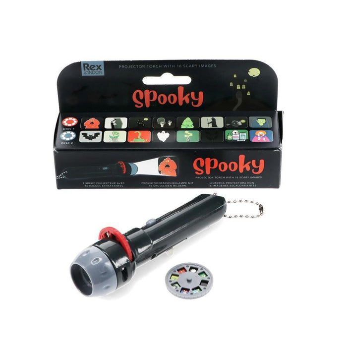 Lanterna Projetora Rex London Spooky com 2 Discos/16 Imagens