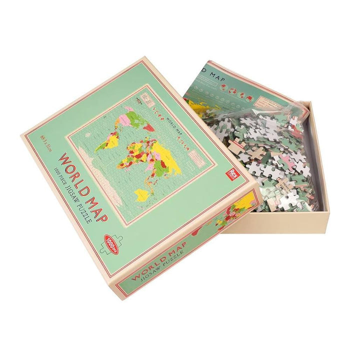 Puzzle World Map Rex London 1000 Peças