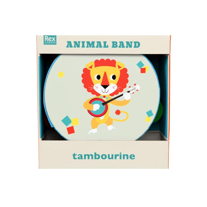 Pandeireta Rex London Lion Animal Band