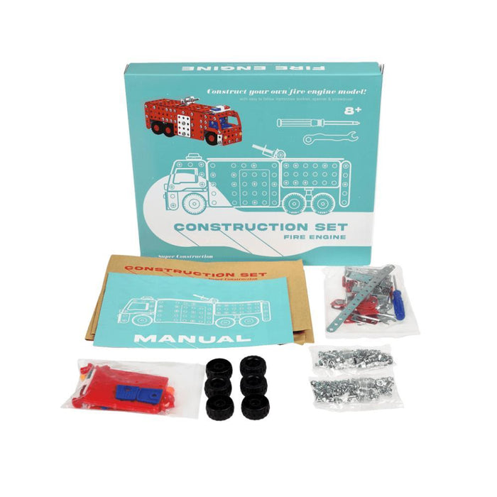 Conjunto de Construção Rex London Carro de Bombeiros em Metal