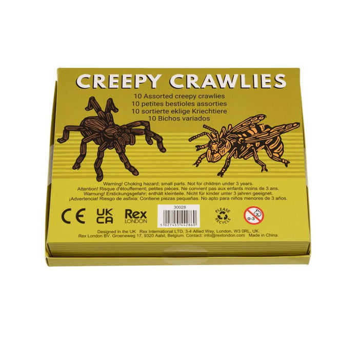 Conjunto de 10 Insectos Rex London Creepy