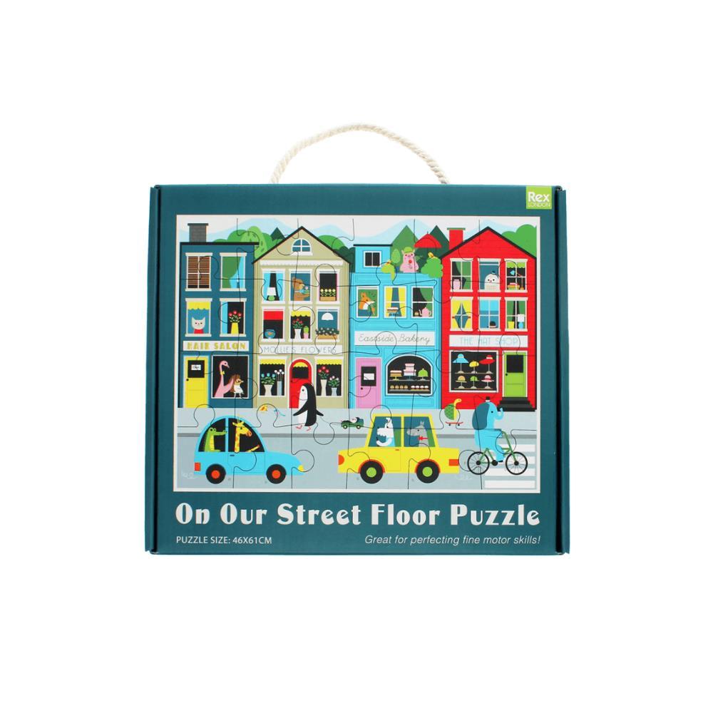On Our Street XL Puzzle 24 Pieces by Rex London