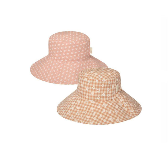 Chapéu Reversível Rockahula Daisy Gingham 3-6A