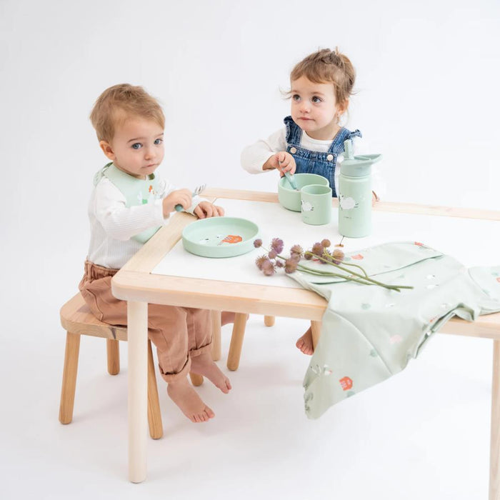 Garrafa Térmica em Inox Saro Funny Farm Hortelã 350ml