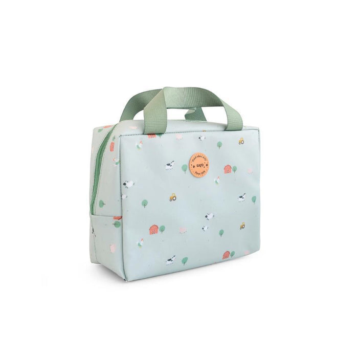 Lancheira Térmica Saro Funny Farm Hortelã