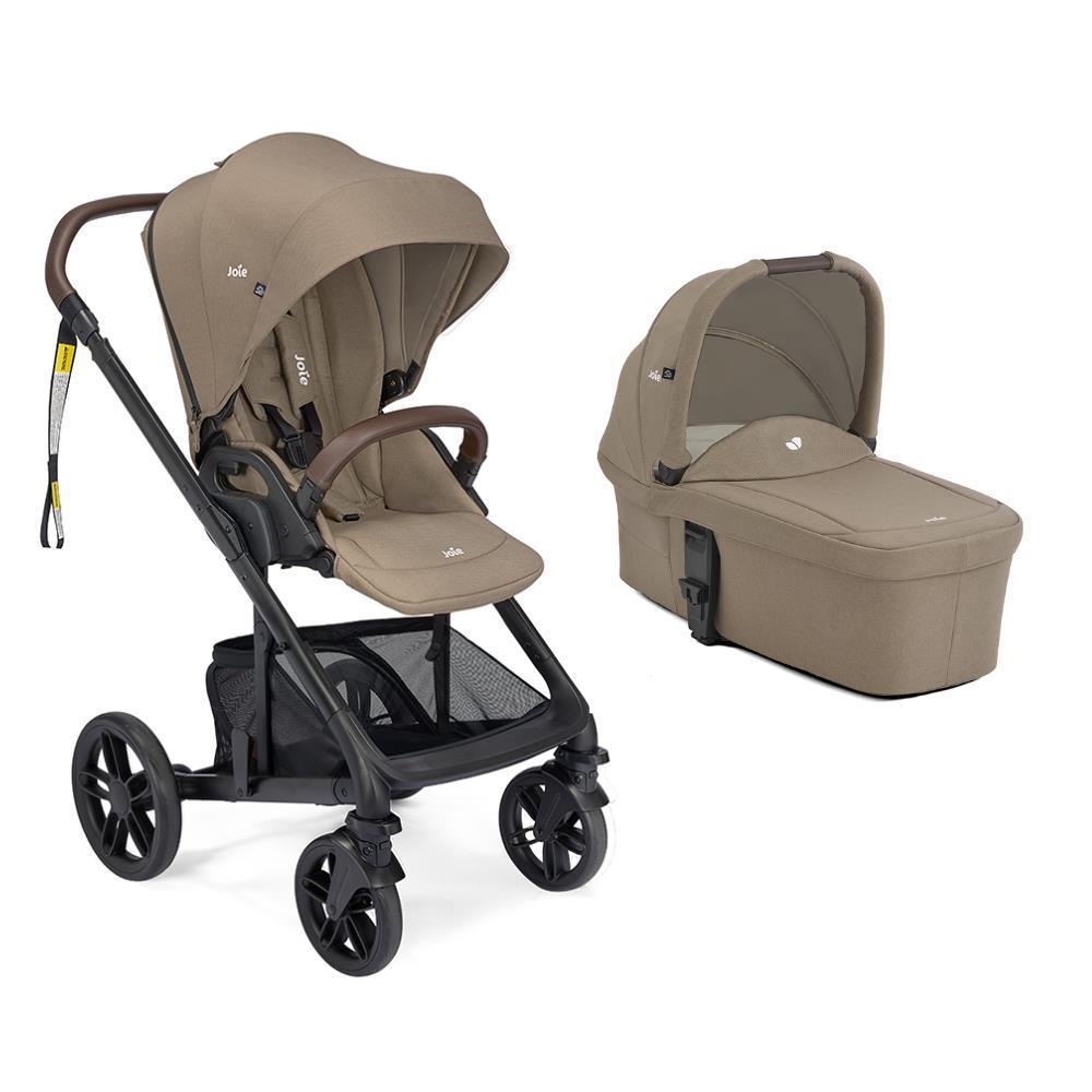 Cochecito Joie Duo Chrome 2 + Capazo Chrome V3 Cashew