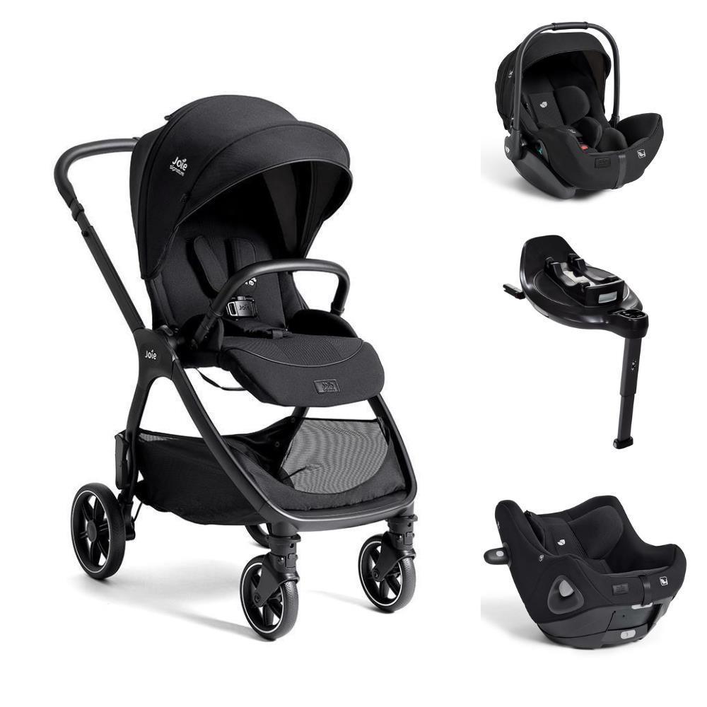 Joie Pack Carrinho Valora + i-Level Pro 40-87 cm + I-Habour E 61-105 cm Eclipse + I-Base Encore