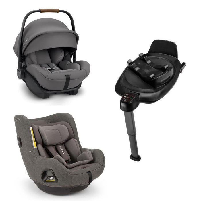 Pack Nuna Arra Next Granite + Todl Next i-Size Thunder + Base Next Licorice