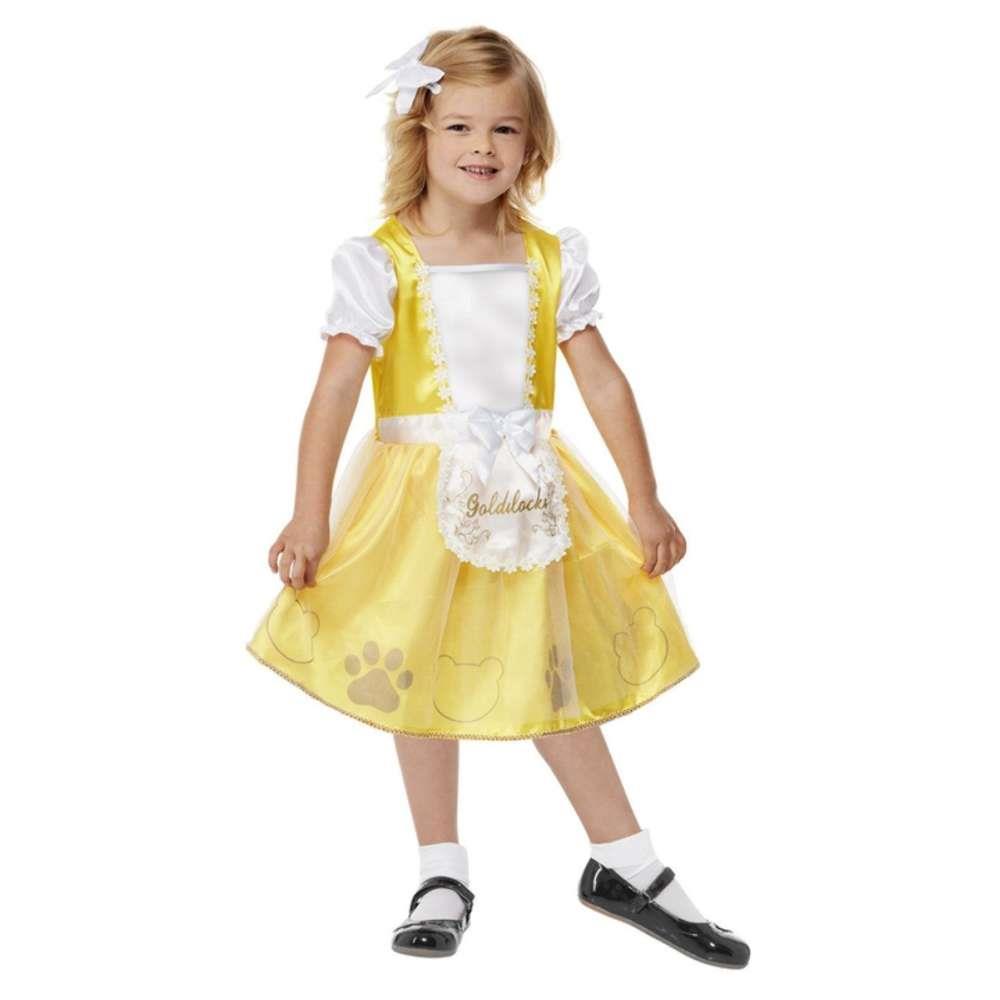 Disfarce Goldilocks Caracóis Dourados 1-2 Anos