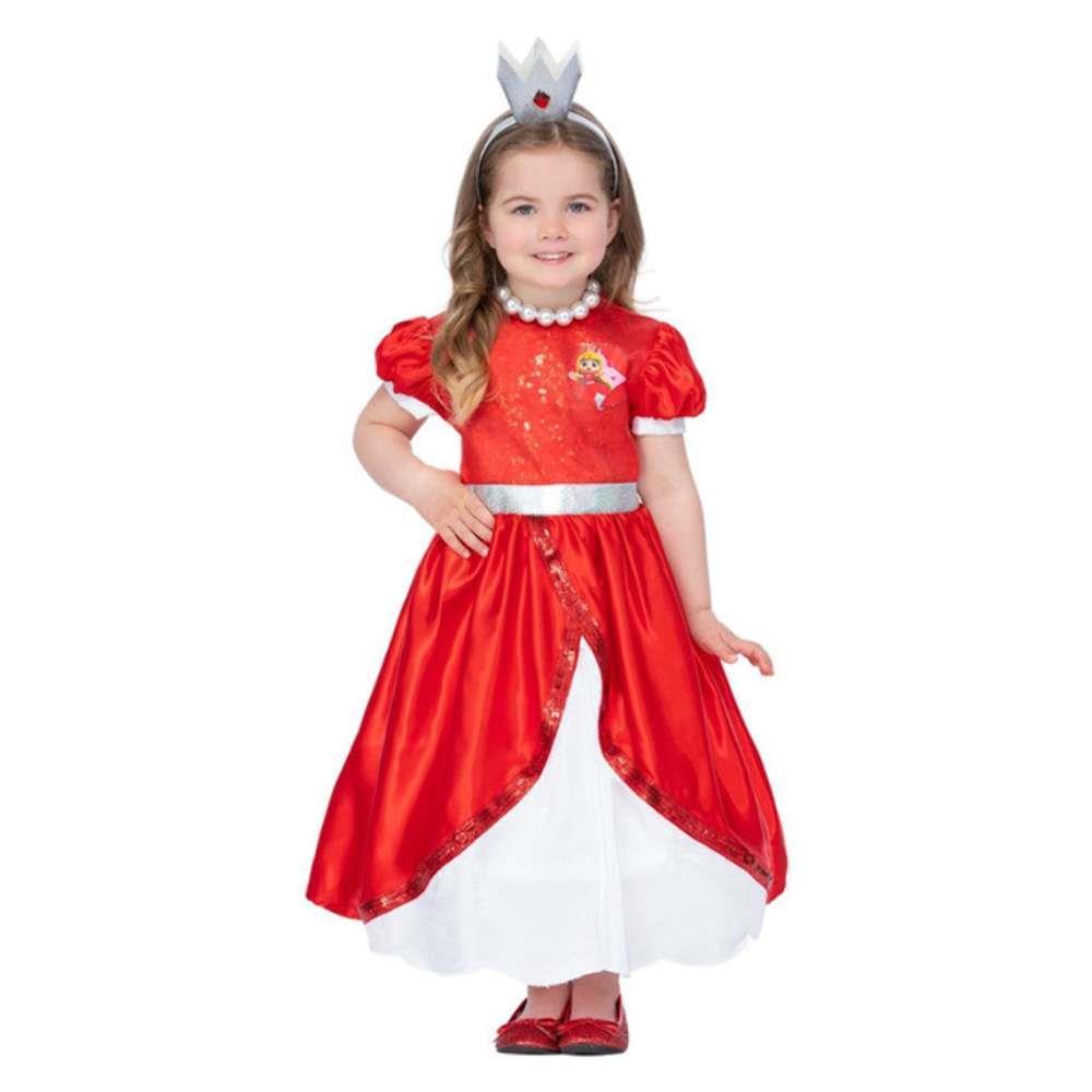 Rainbow Kingdom Red Queen Costume 4-6 Years