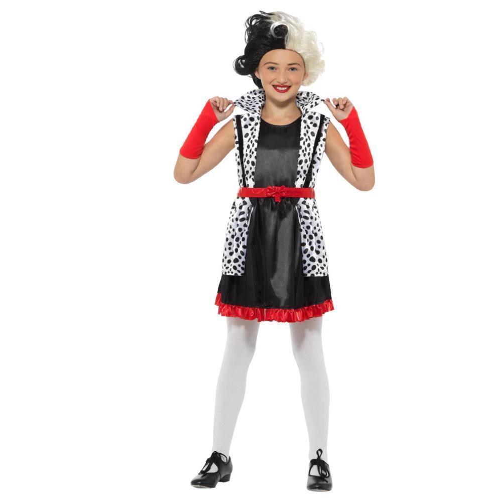 Cruella de Vil Costume 7-8 Years Old
