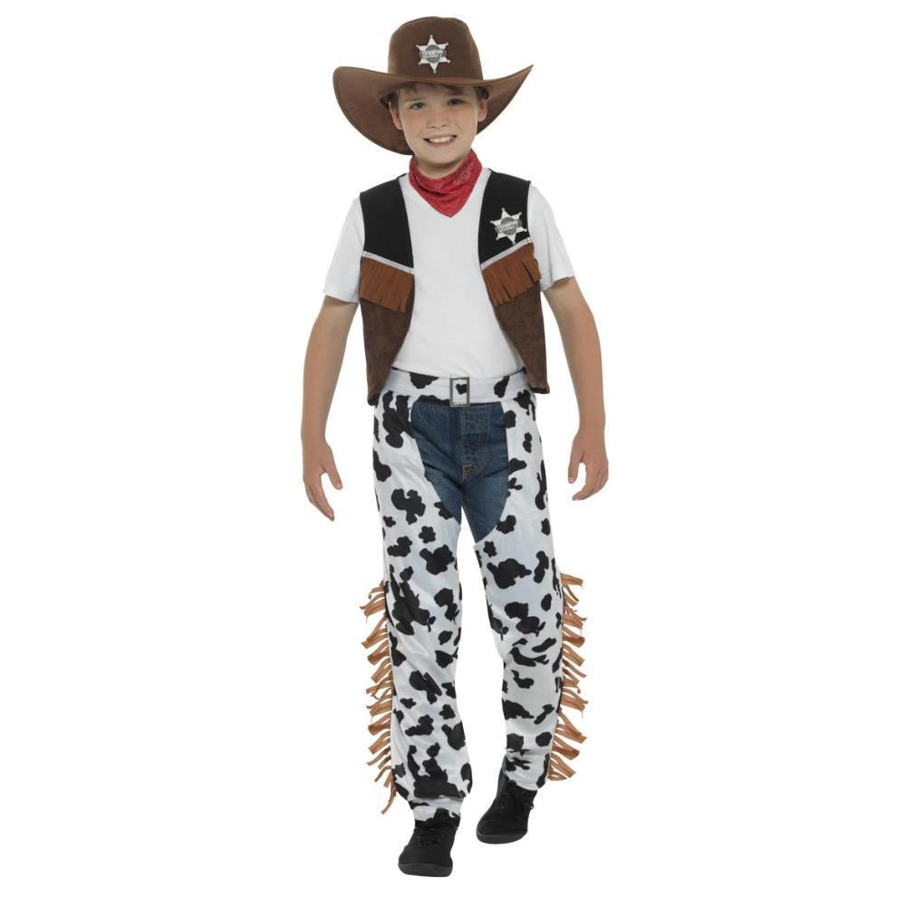 Disfraz de vaquero, para niños de 4 a 6 años.