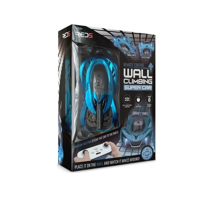 Carro Trepador de Paredes Telecomandado Azul