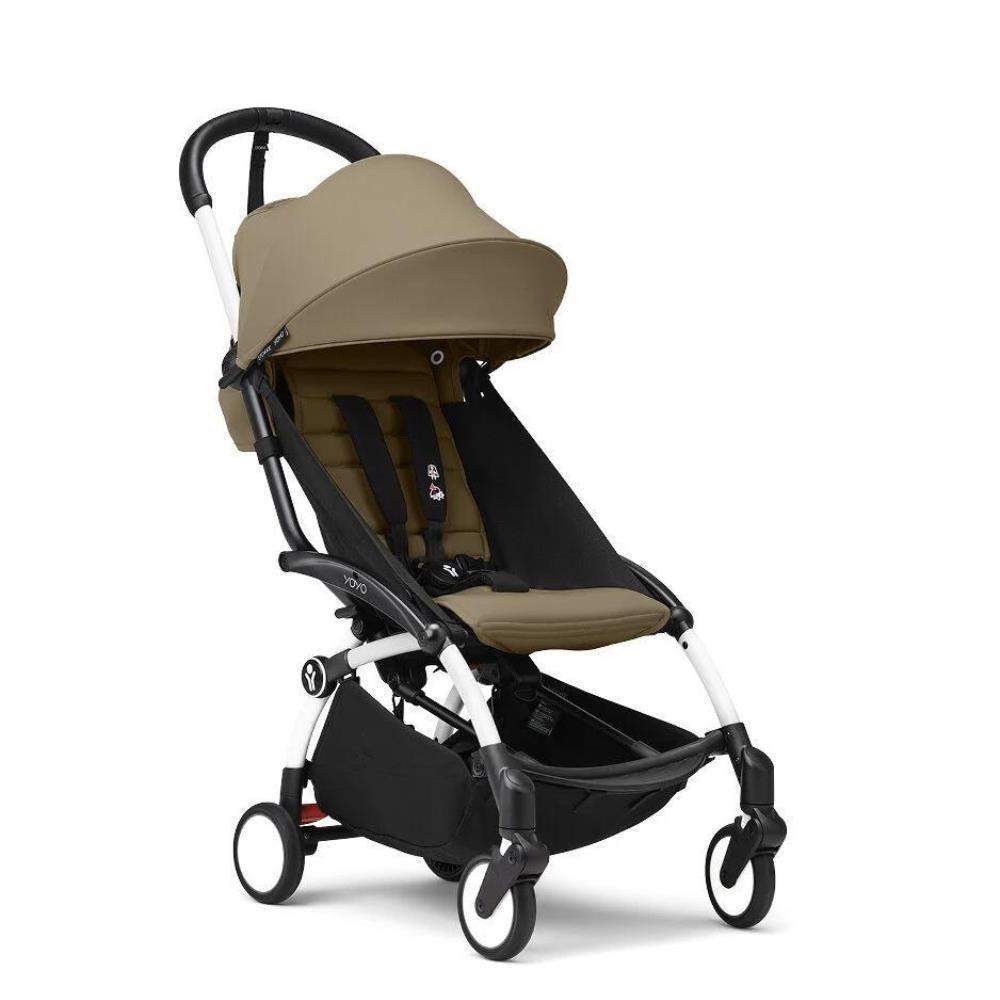 Stokke Yoyo³ Chassis White + Yoyo Color Pack +6M Toffee