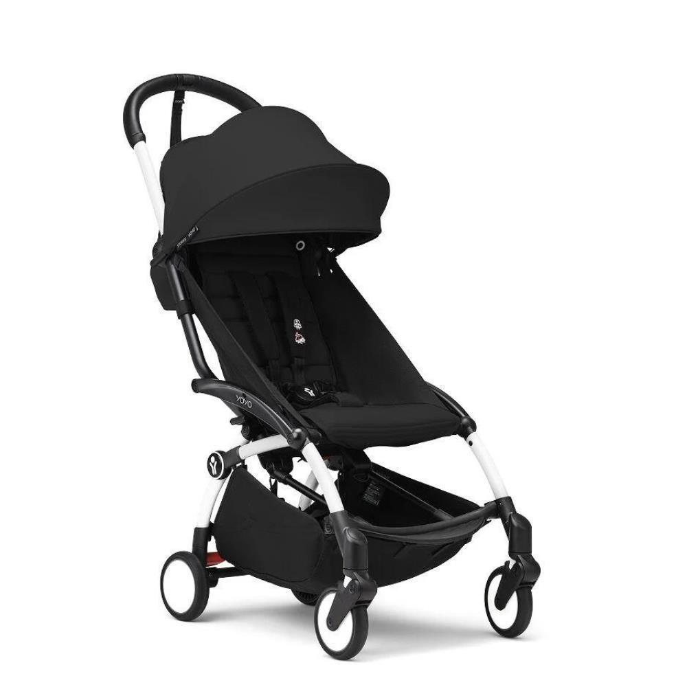 Chasis blanco Stokke Yoyo³ + Paquete de colores para yoyo + 6M negro