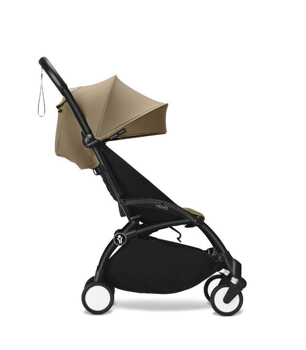 Pack Stokke Chassis Yoyo³ Black + Color Pack +6M Toffee + Capa da Chuva