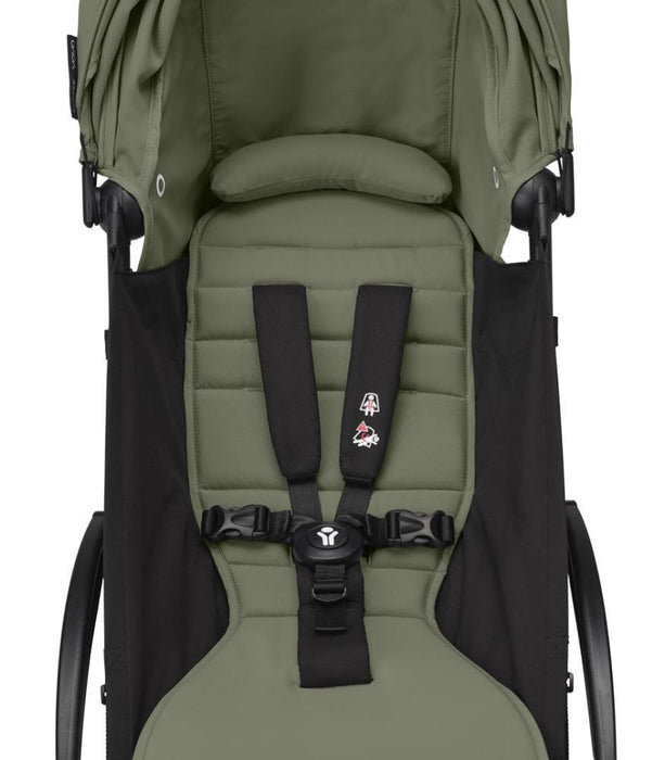 Pack Stokke Chassis Yoyo³ Black + Color Pack +6M Olive + Capa da Chuva
