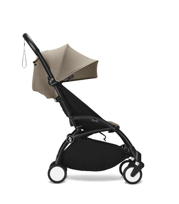 Pack Stokke Chassis Yoyo³ Black + Color Pack +6M Taupe + Alcofa Taupe