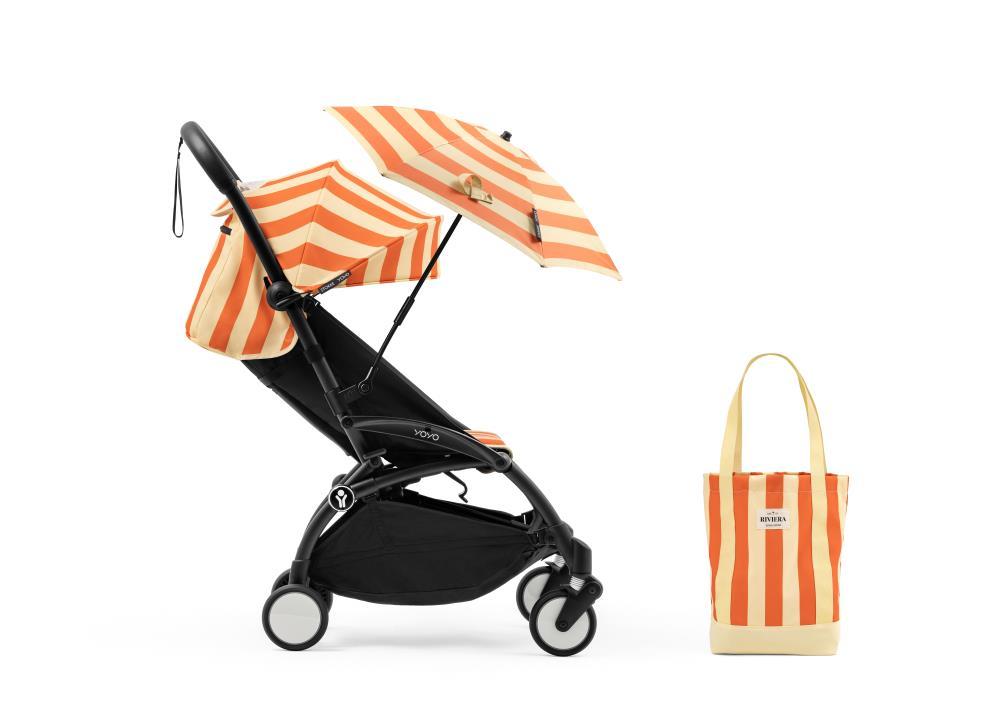 Chassis Stokke Yoyo³ Black + Riviera Summer Kit Capri