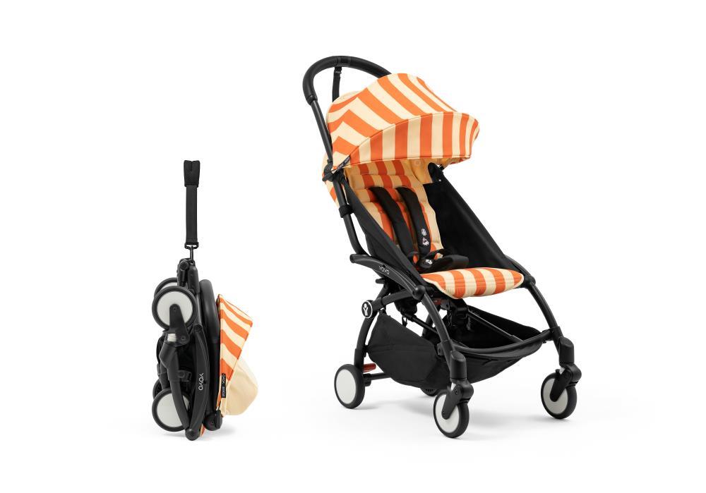 Chassis Stokke Yoyo³ Black + Riviera Summer Kit Capri