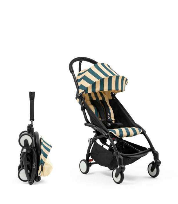 Chassis Stokke Yoyo³ Black + Riviera Summer Kit Monaco