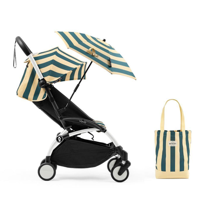 Chassis Stokke Yoyo³ White + Riviera Summer Kit Monaco