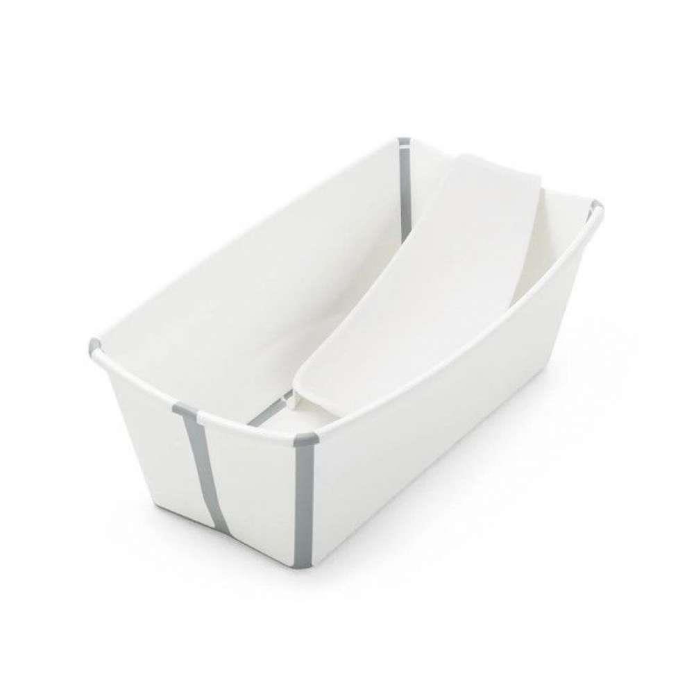 Stokke Flexi Bath Bundle and Newborn Support White