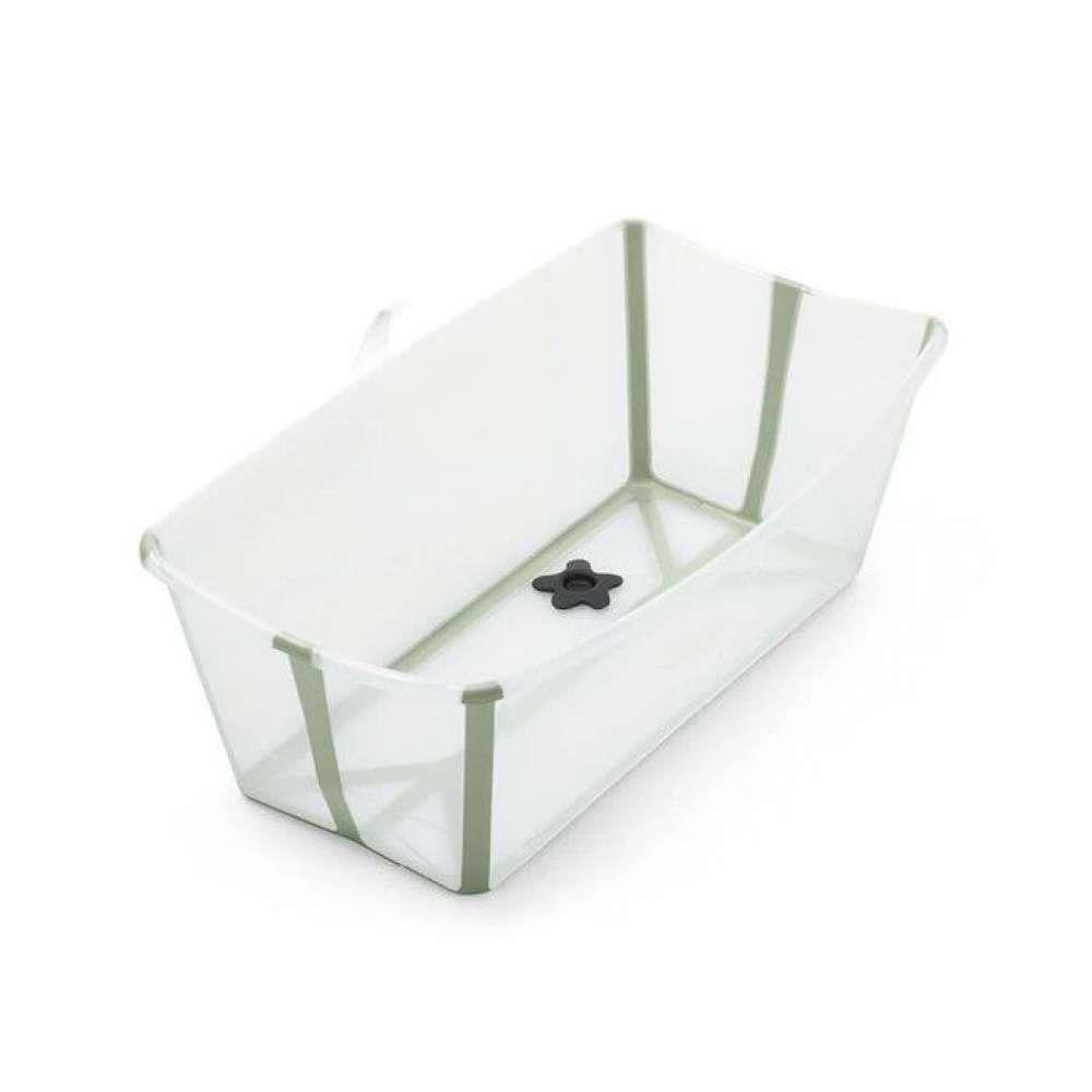 Stokke Flexi Bath Foldable Bathtub Transparent Green