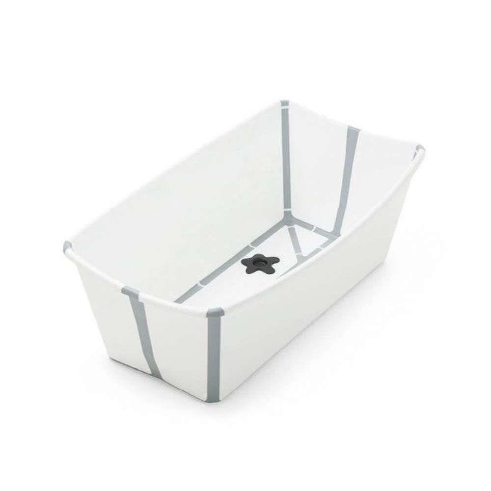 Stokke Flexi Bath Foldable Bathtub White Grey