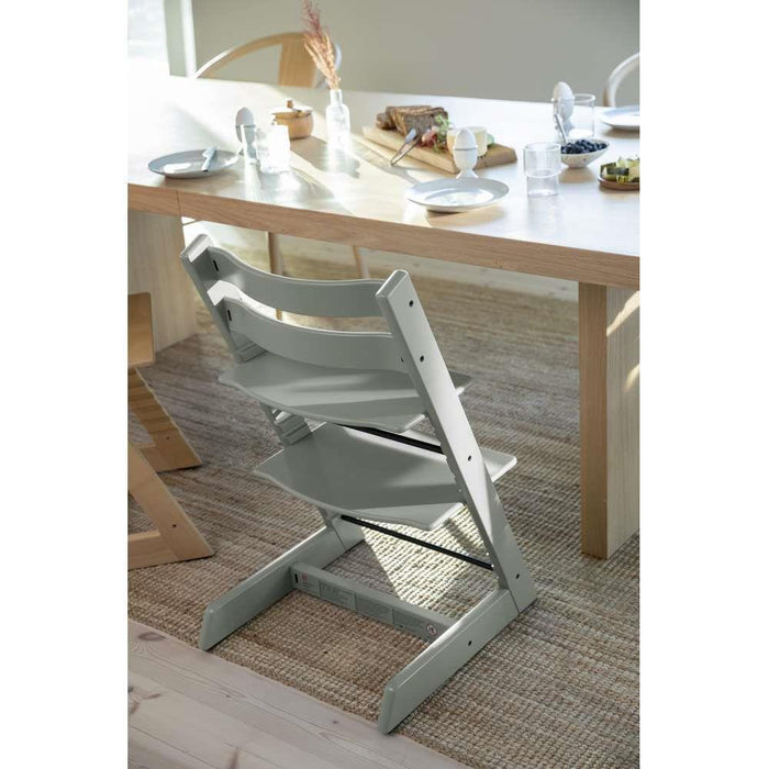 stokke tripp trapp grey wash oak Tripp Trapp Glacier Green Pope Chair | Childcare