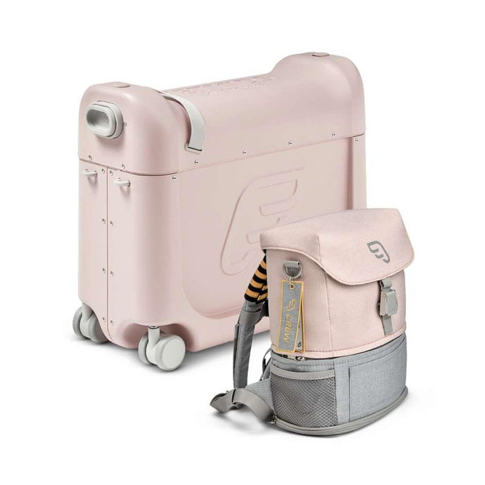 Travel Bundle JetKids (Bed Box + Crew Backpack) Pink Lemonade