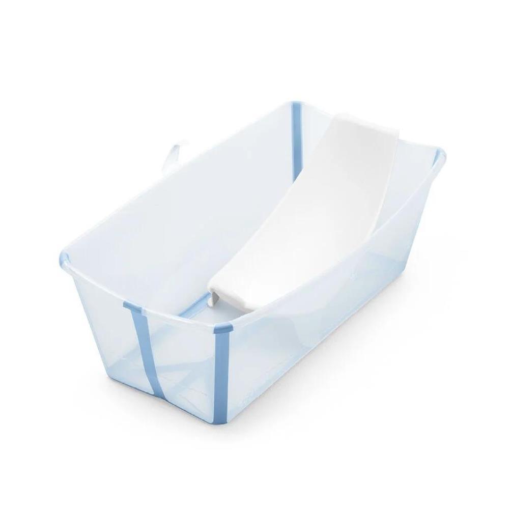 Stokke Flexi Bath Bundle and Newborn Support Ocean Blue